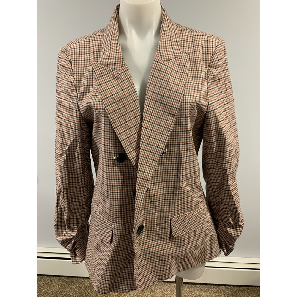 1. STATE Checkered Button-Up Jacket Size L